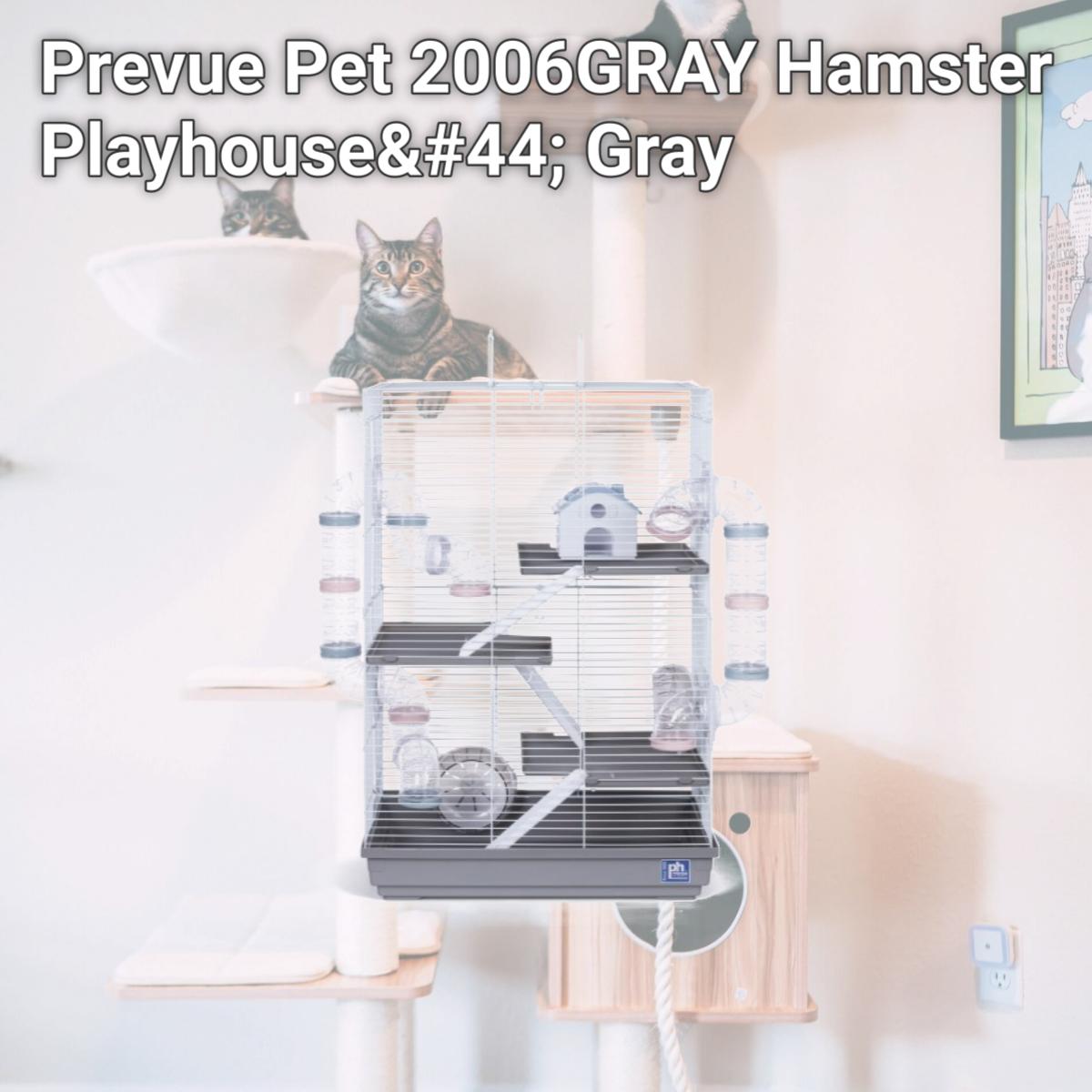 Picture of Prevue Pet 2006GRAY Hamster Playhouse&#44; Gray
