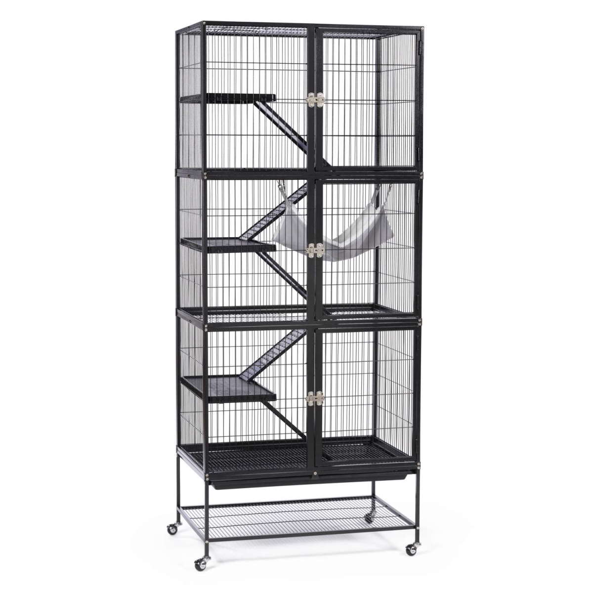 Picture of Prevue Pet 58503 Ferret Stack Three Story&#44; Black