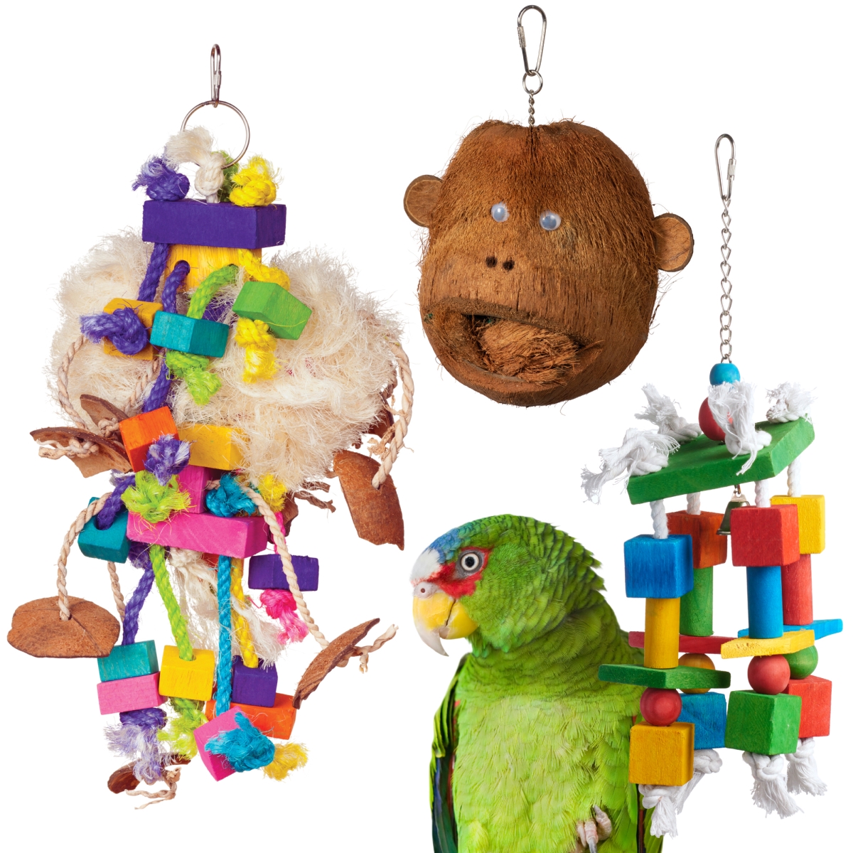 Picture of Prevue Pet Products 63009 Prevue Pet Products Munchers Delight Bird Toy Bundle 63009