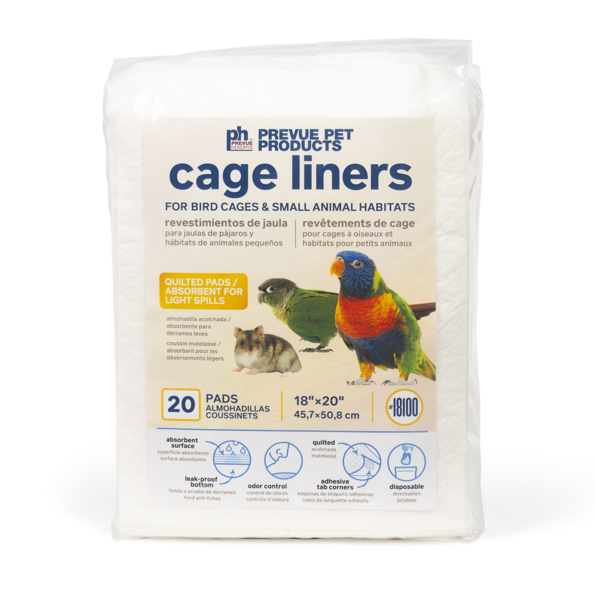 Picture of Prevue Pet Products 18100 Quilted Cage Liners
