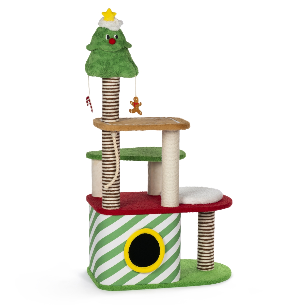 81015 Kringle Cat Chateaux Cat Tree