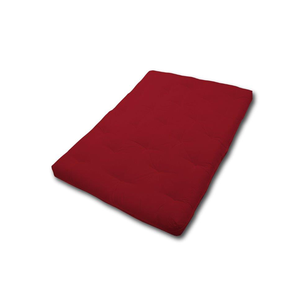 Picture of Donco Kids Futons PD-F8BUR 8 in. Liberty Full Size Futon Mattress - Burgundy