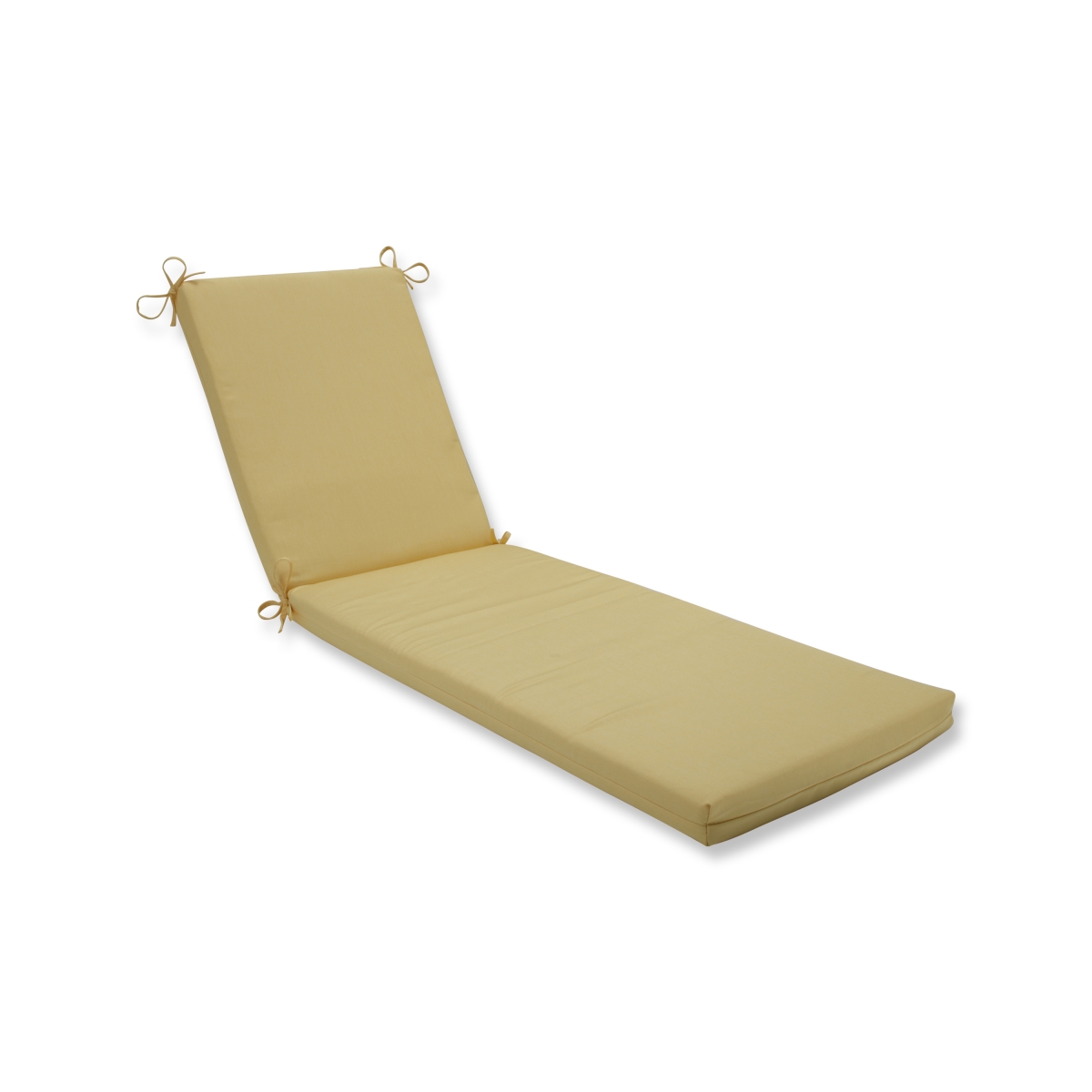 613710 80 x 23 x 3 in. Outdoor & Indoor Canvas Buttercup Chaise Lounge Cushion, Yellow -  Pillow Perfect