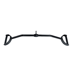 PowerSystems 61945 36 in. Cable Pro Style Lat Bar - Black Chrome