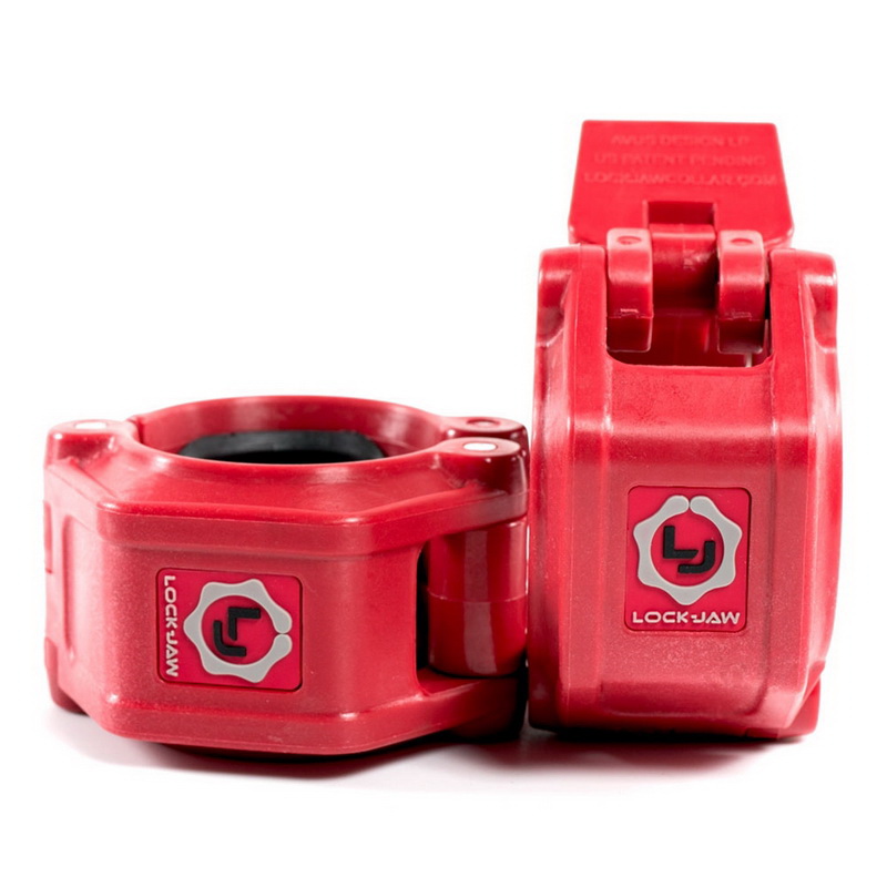 Picture of Power Systems 50476 Olympic Lock-Jaw Barbell Collar&#44; Red