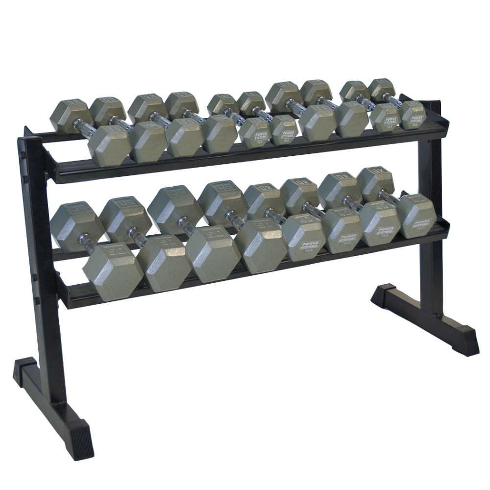 Picture of Power Systems 61813 Horizontal Dumbbell Rack, Black