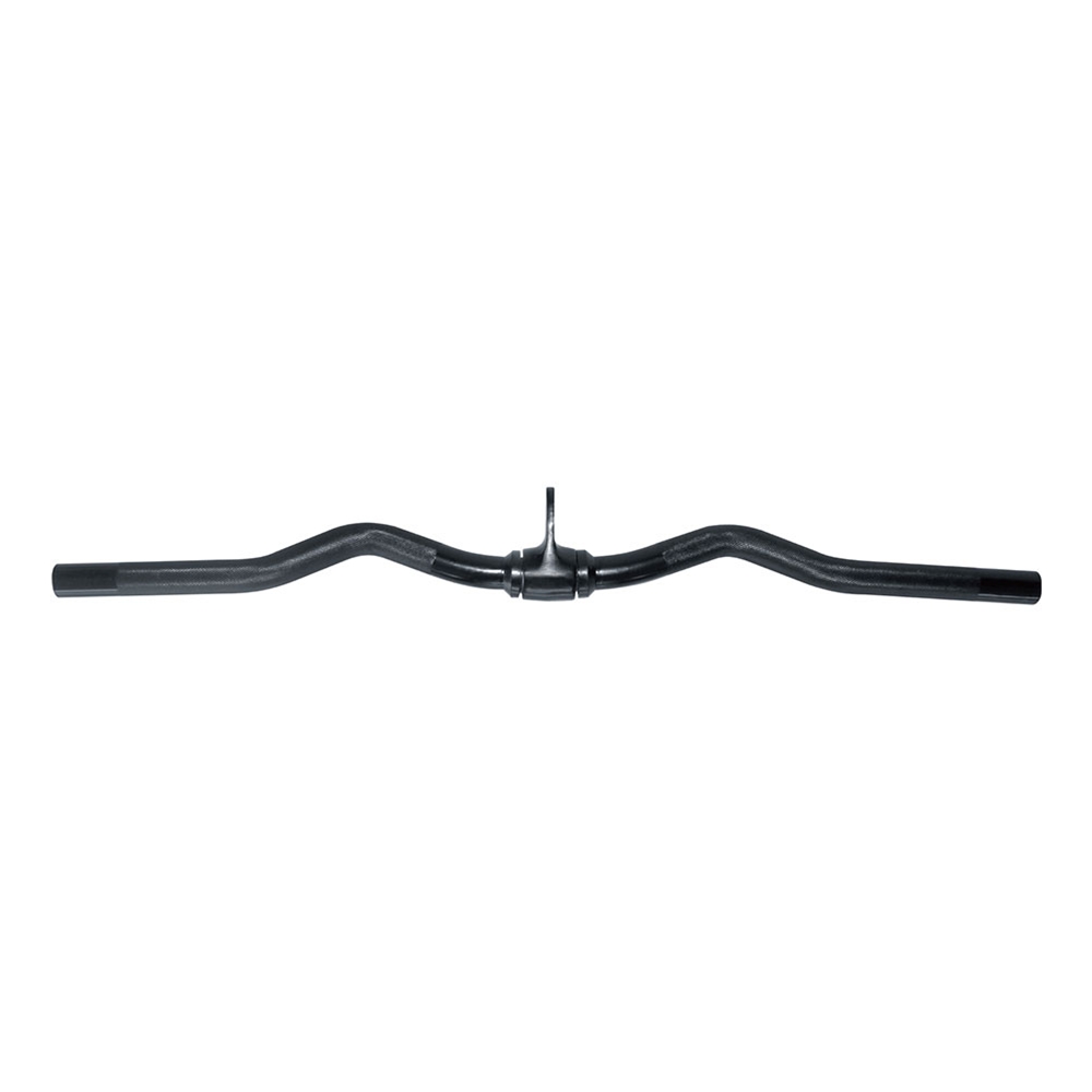 28 in. Black Chrome Cable Curl Bar