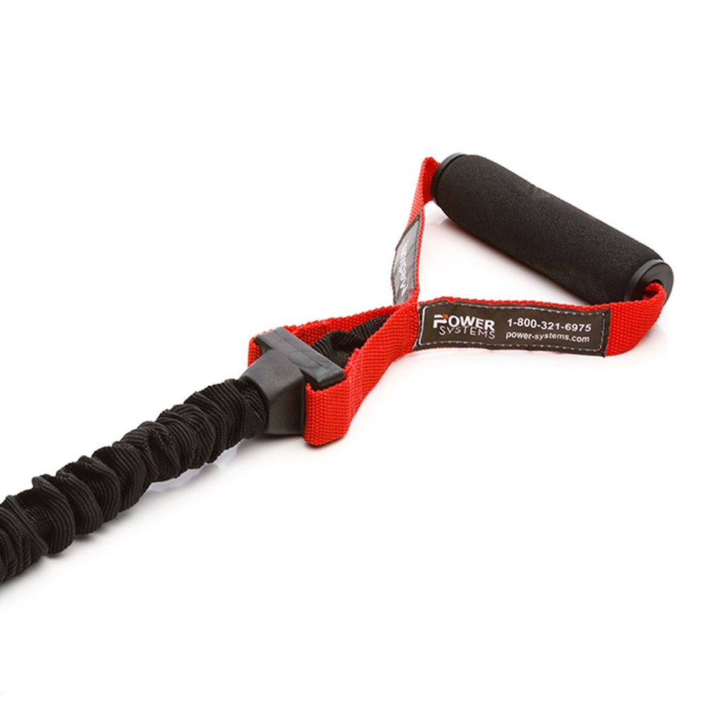 Power Systems  48 in. Power Systems Covered Resistance Tubing, Red - Medium