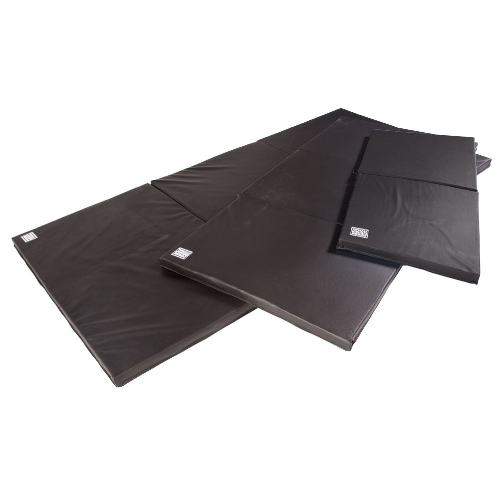 72 x 24 x 2 in. Premium Gym Mat, Jet Black