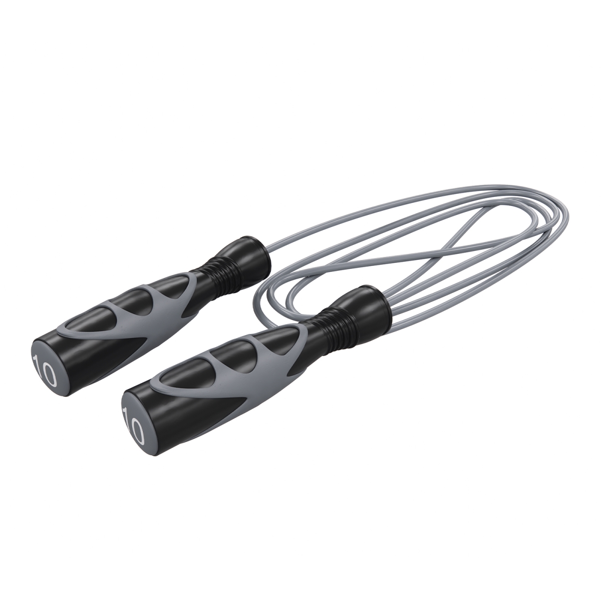 Power Systems 35052 Elite Jump Rope - 10 ft. - Gray