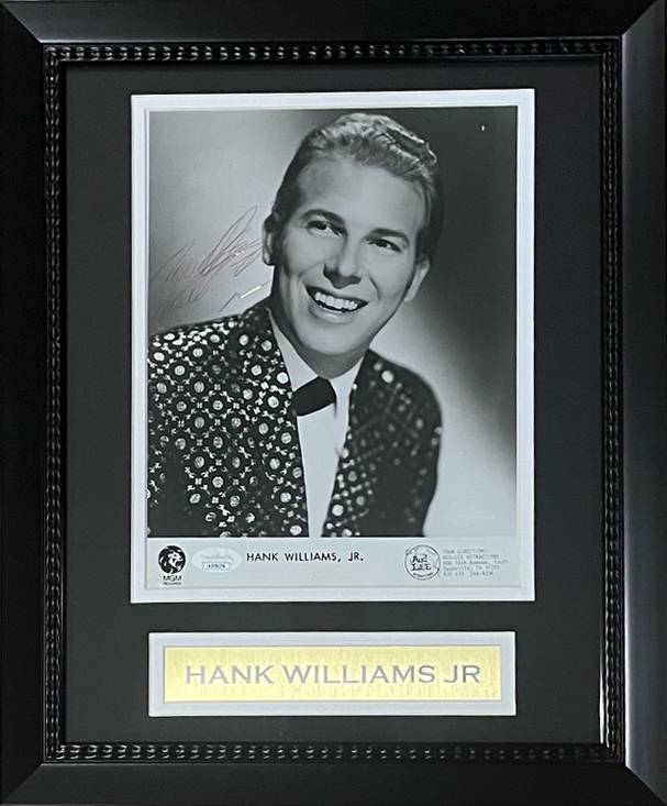 Picture of Powers Sports Memorabilia 114183424 Hank Williams Jr Autographed Country Music Signed 8 x 10 Framed Photo JSA COA
