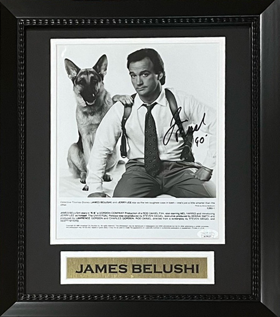 Picture of Powers Sports Memorabilia 114183423 Jim Belushi Autographed Movie Signed 8 x 10 Framed Photo JSA COA