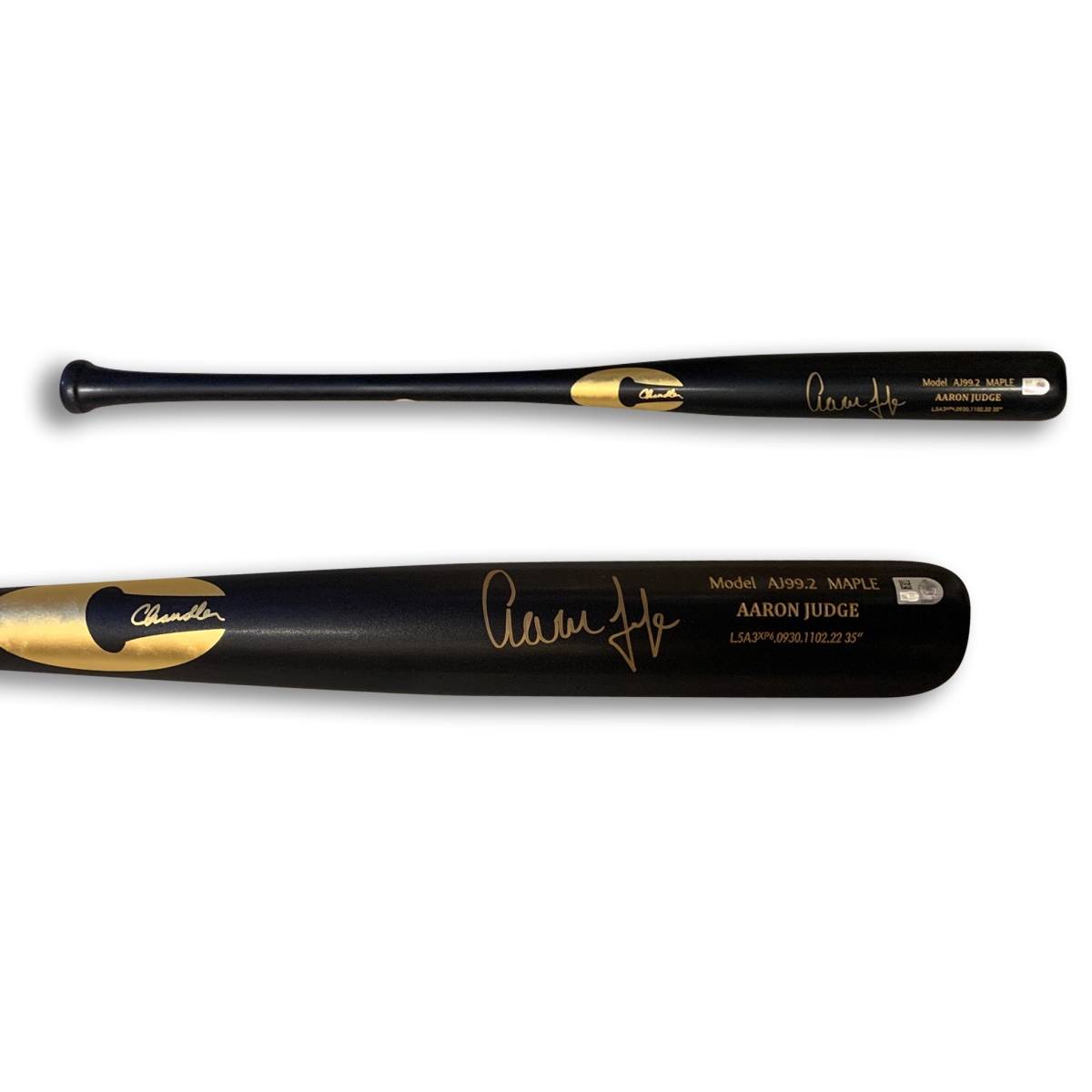 Picture of Powers Collectibles 114181533 Aaron Judge Autographed Chandler Game Model Signed MLB Baseball Bat - Fanatics Authentic COA