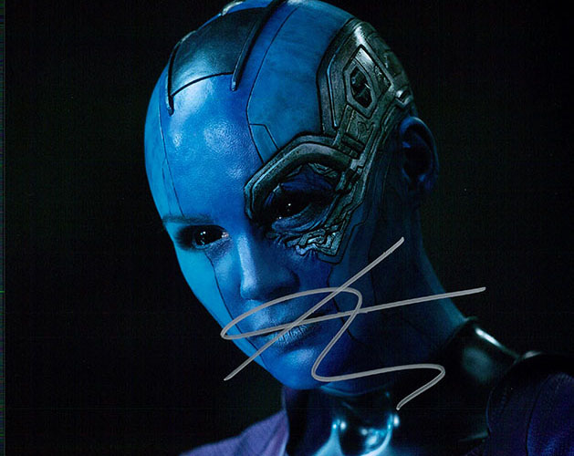 57855 8 x 10 in. Signed Gillan Karen Guardians of the Galaxy Photo -  Powers Collectibles