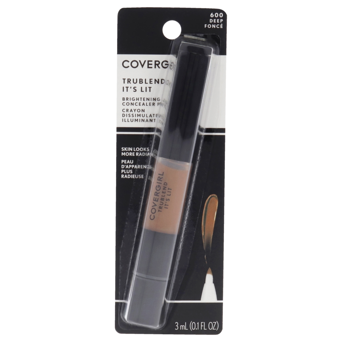 I0130608 0.1 oz TruBlend Its Lit Brightening Concealer Pen - 600 Deep