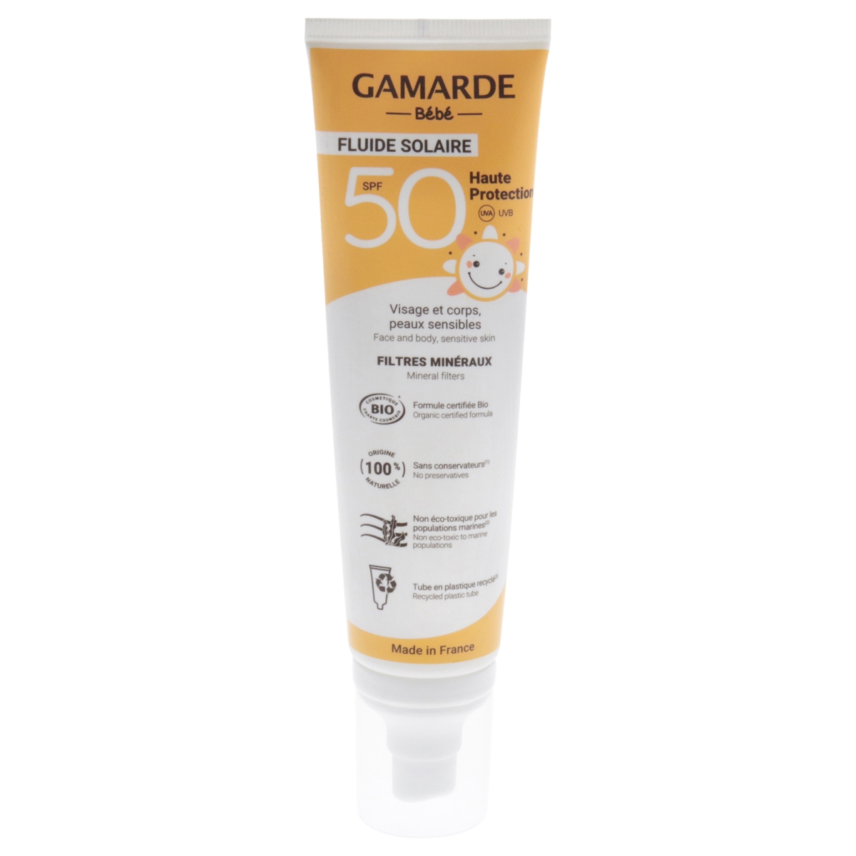 I0148126 3.38 oz Bebe Face & Body Sensitive Skin Sun Fluid SPF 50