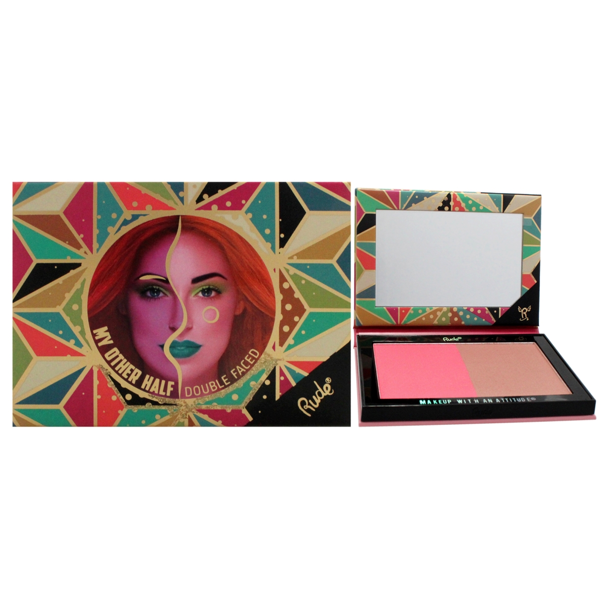 I0145828 0.458 oz My Other Half Duo Shade Face Palette - Double Faced