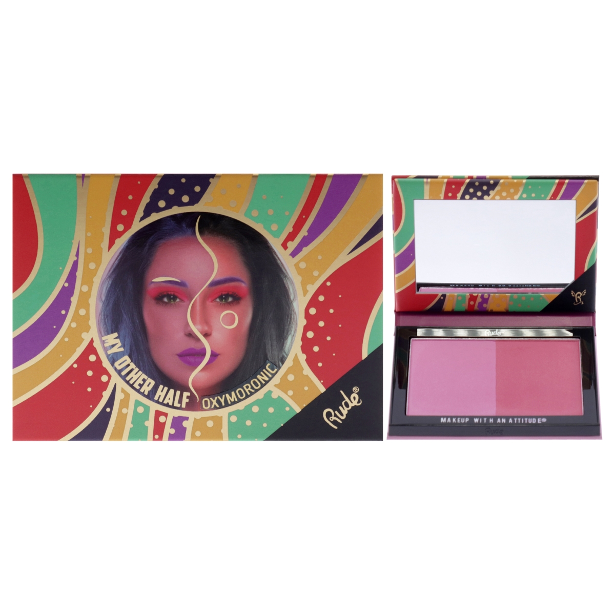 I0145830 0.458 oz My Other Half Duo Shade Face Palette - Oxymoronic