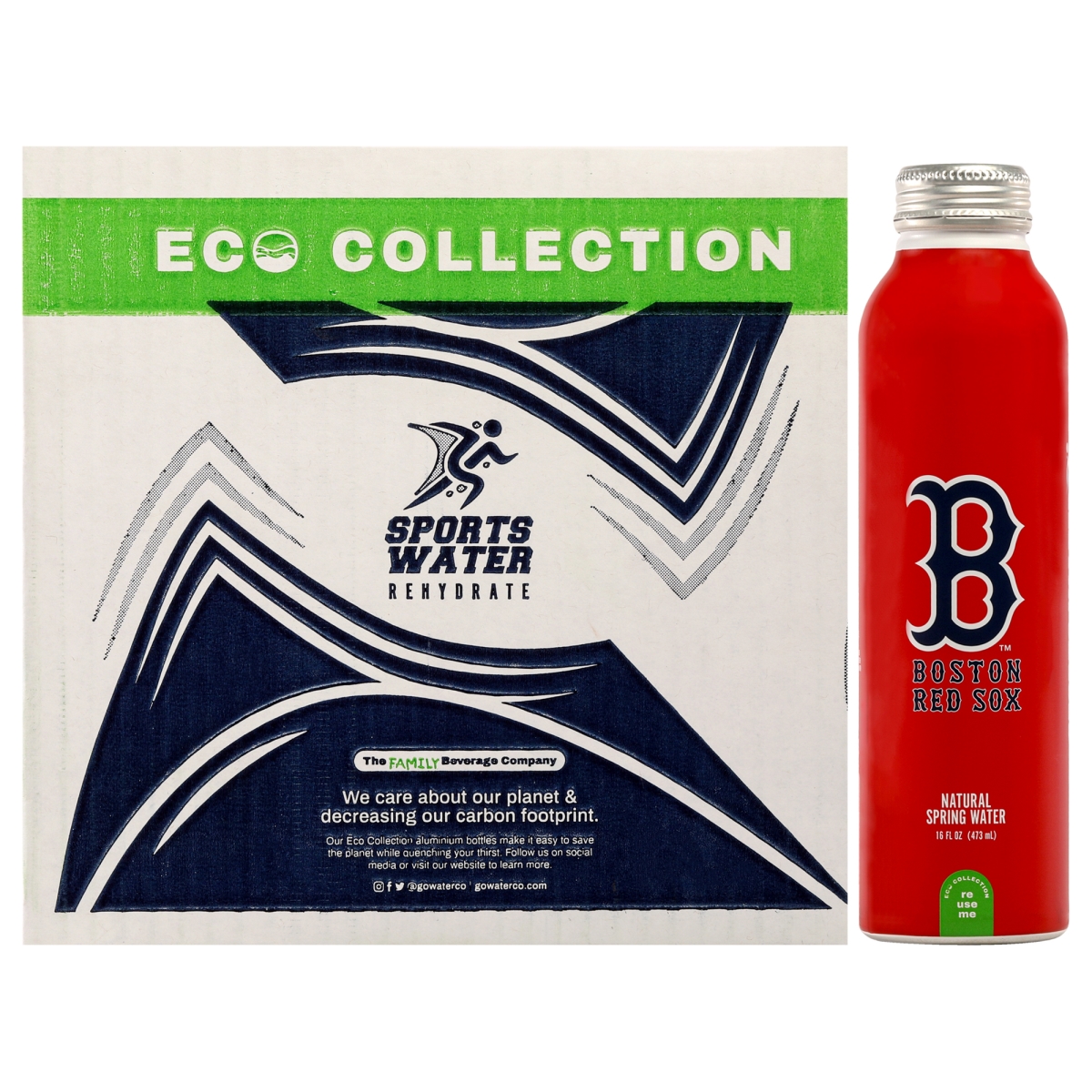 I0144924 12 x 16.9 oz  Sox Aluminum Water Bottle