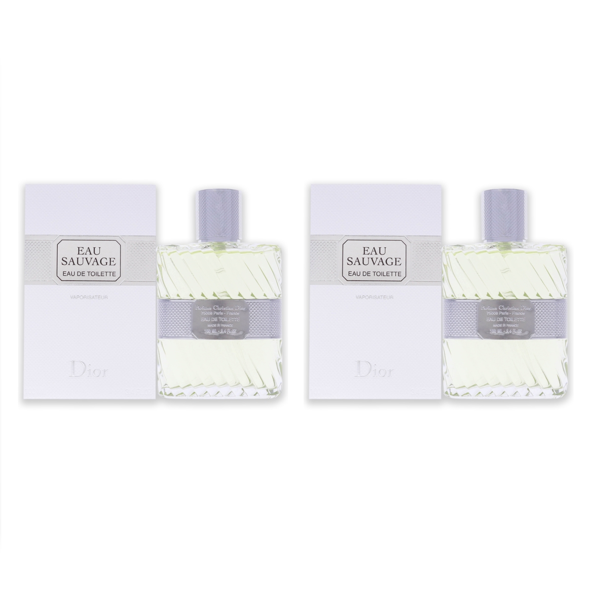 K0003548 3.4 oz Eau Sauvage EDT Spray for Men - Pack of 2