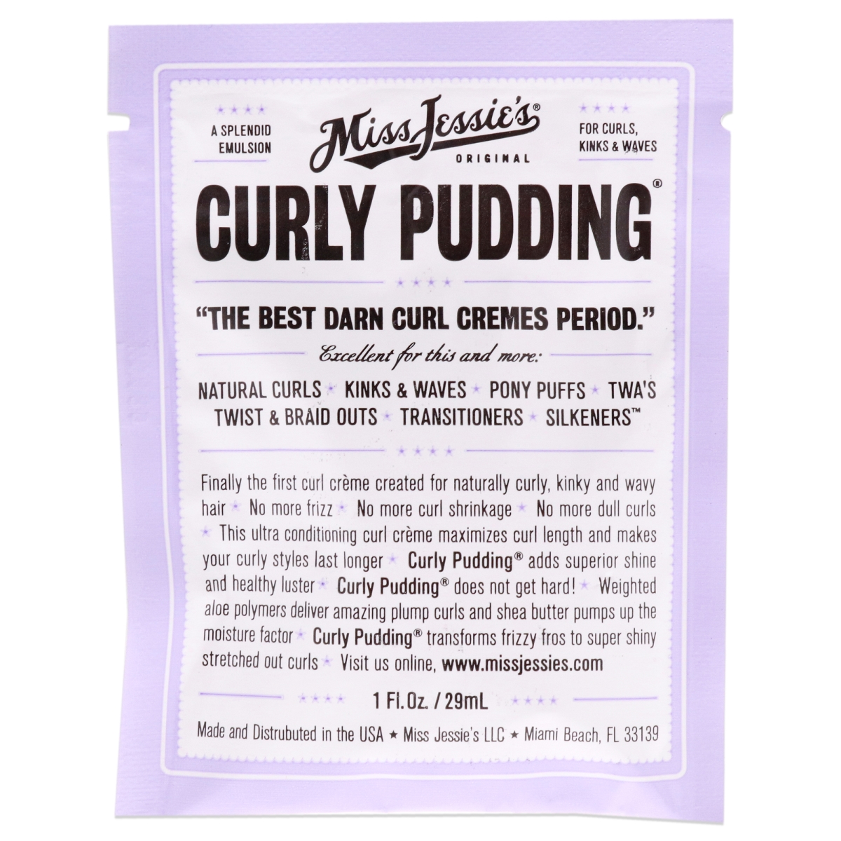 I0125690 1 oz Curly Pudding Cream