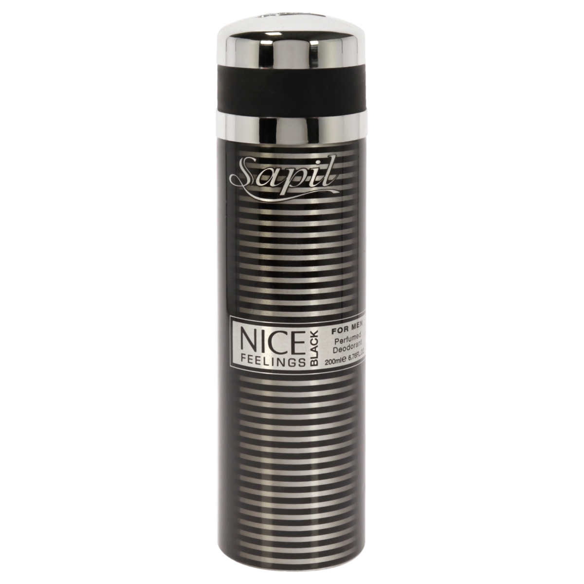I0137141 6.76 oz Nice Feelings Black Perfumed Deodorant