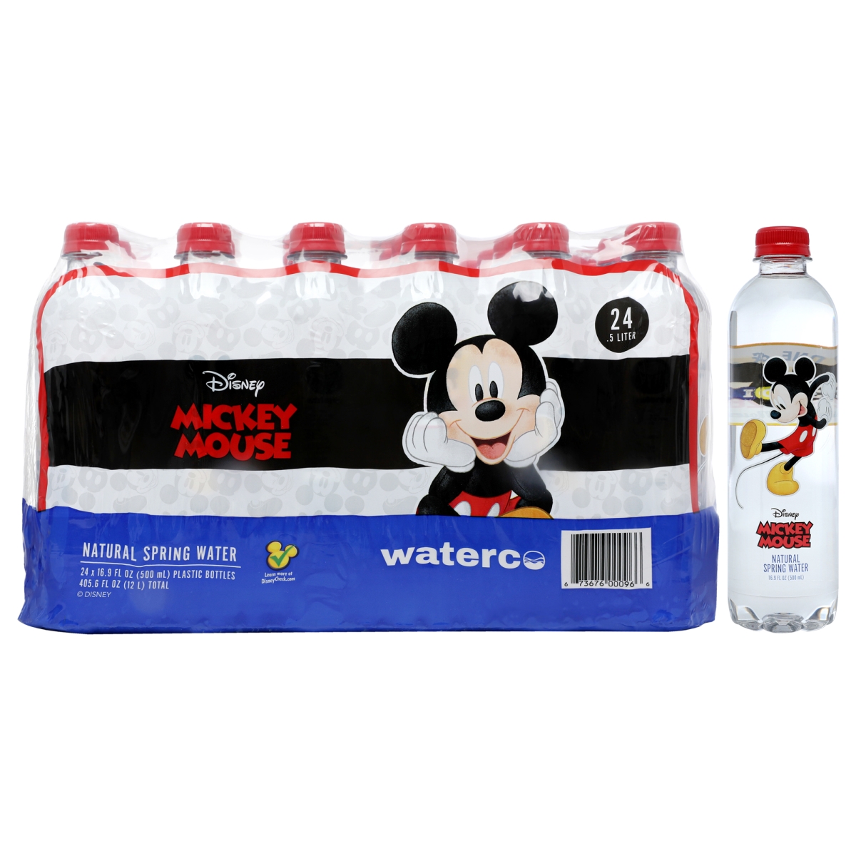 I0144905 24 x 16.9 oz Disney Mickey Mouse Pet Water Bottle