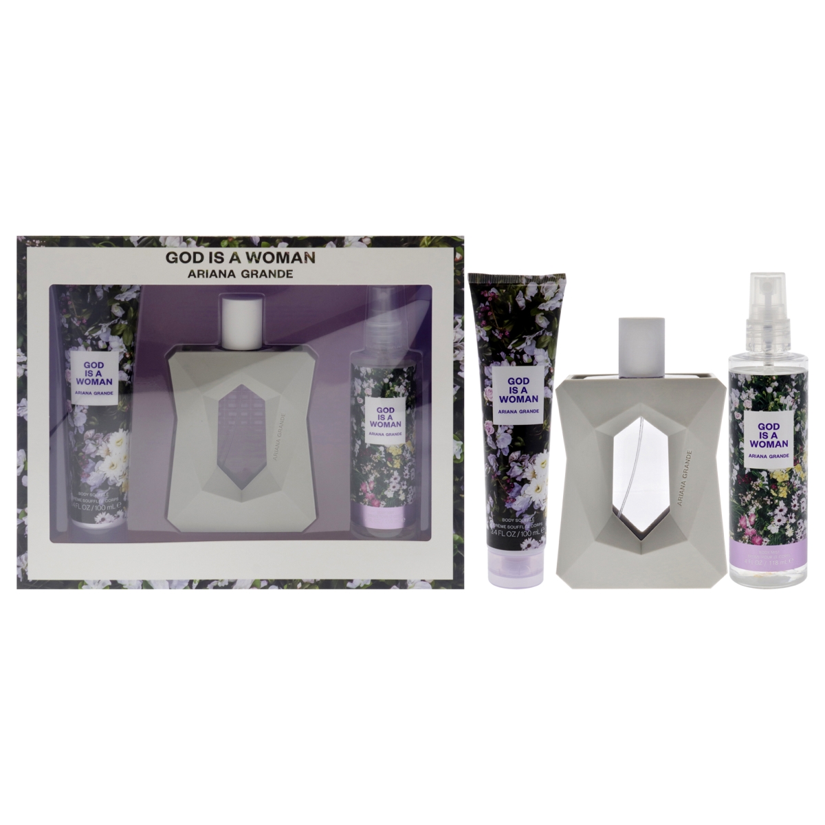 Picture of Ariana Grande I0143565 God is A Woman Gift Set for Women - 3 Piece