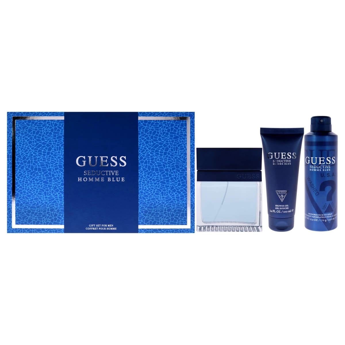 I0132492 Seductive Homme Blue Gift Set for Men - 4 Piece