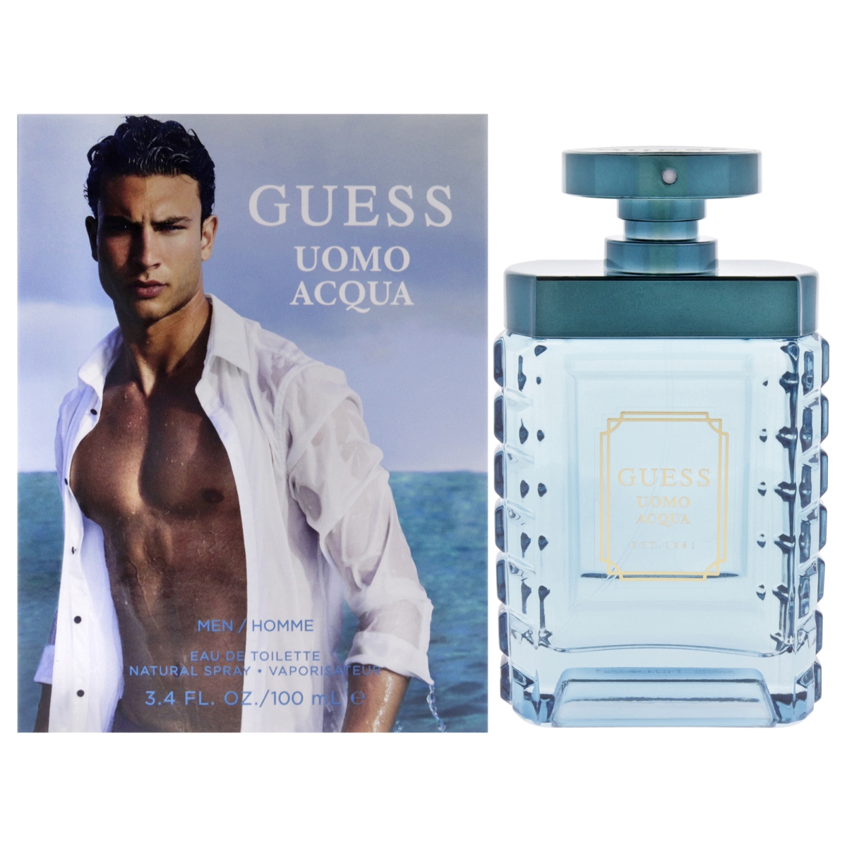 I0144946 3.4 oz  Uomo Acqua EDT Spray for Men