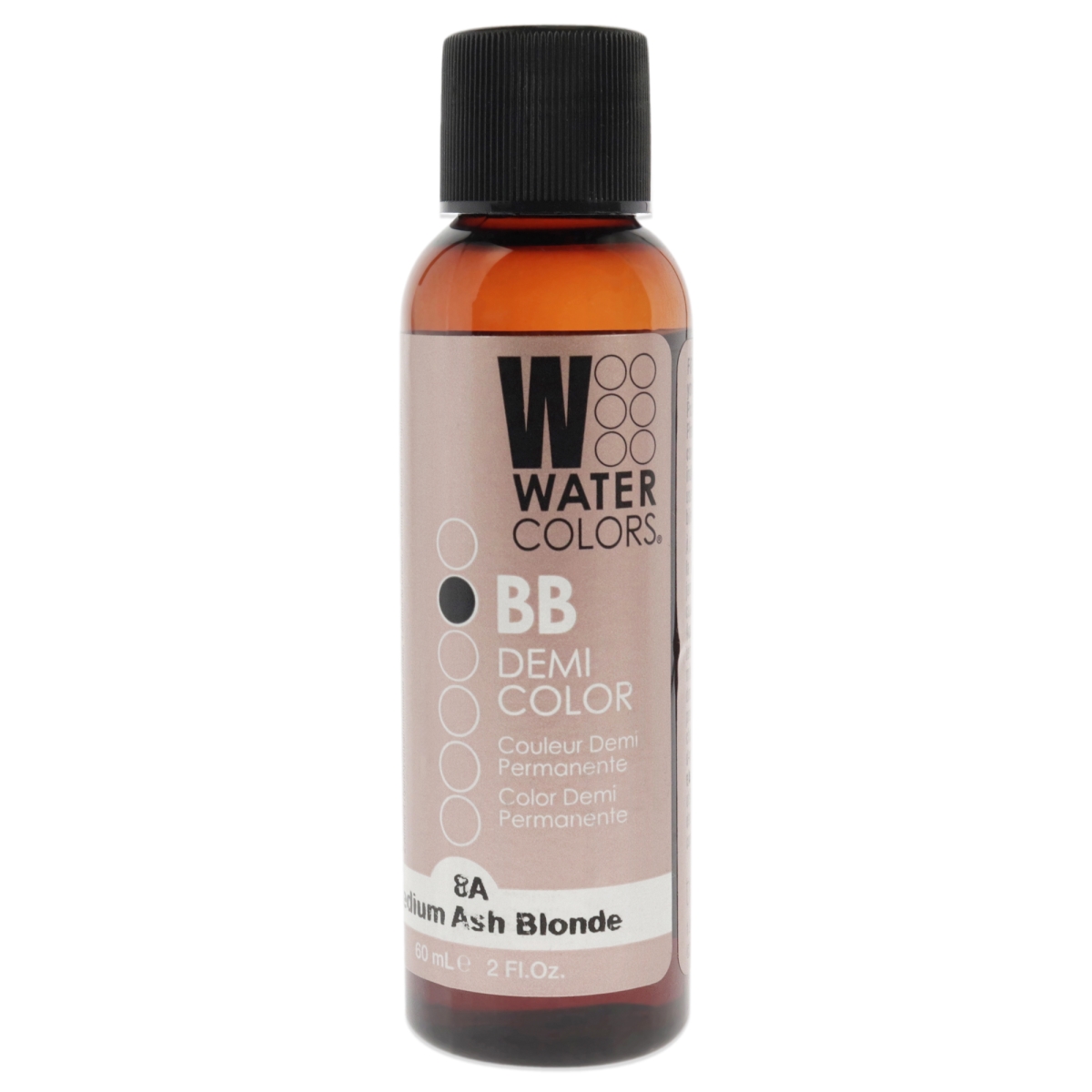 I0128836 2 oz Watercolors BB Demi-Permanent Hair Color - 8A Medium Ash Blonde