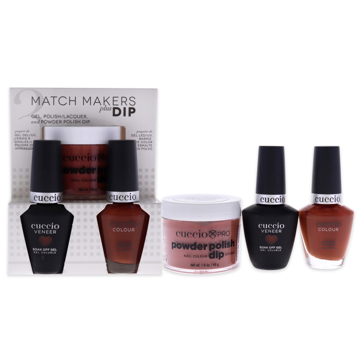 I0121528 Match Makers Plus Nail Dip - Natural State - 3 Piece