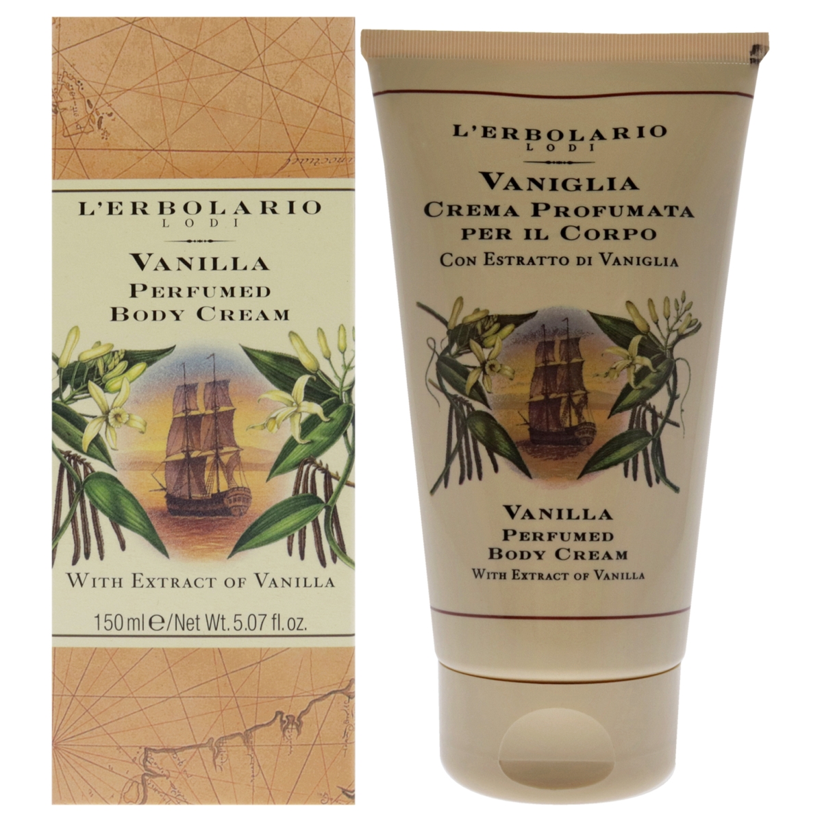 I0131819 507 oz Perfumed Body Cream  Vanilla