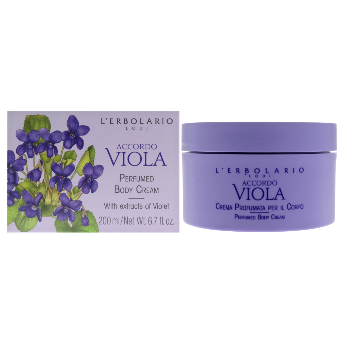 I0142631 67 oz Perfumed Body Cream  Accordo Viola
