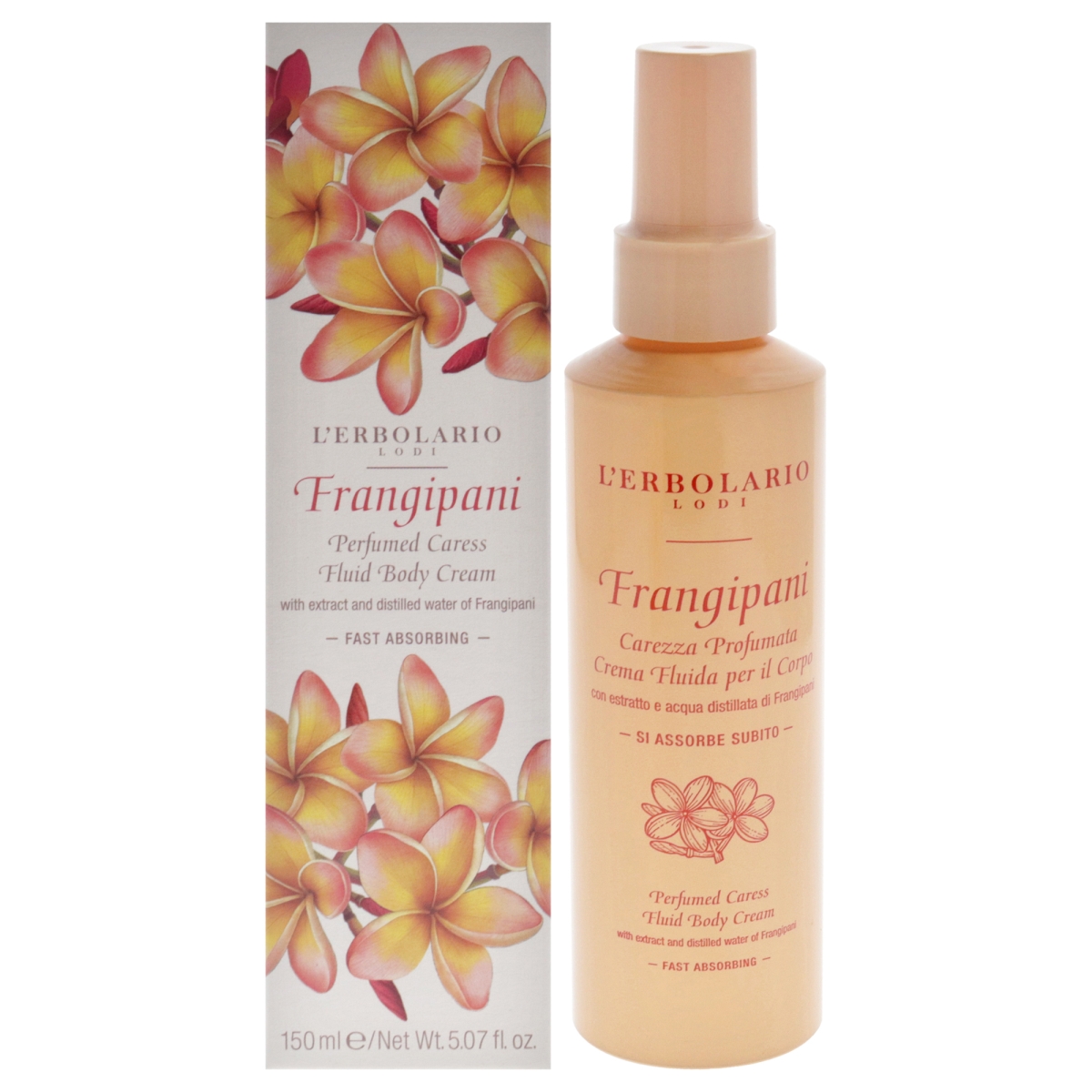 I0140267 5.07 oz Perfumed Caress Fluid Body Cream - Frangipani
