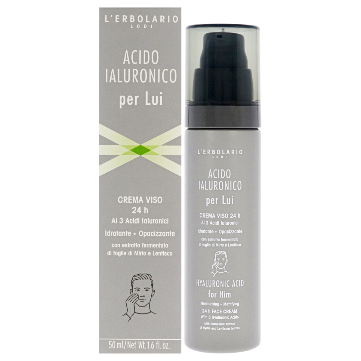 I0140252 1.6 oz Hyaluronic Acid Moisturizing Mattifying Face Cream