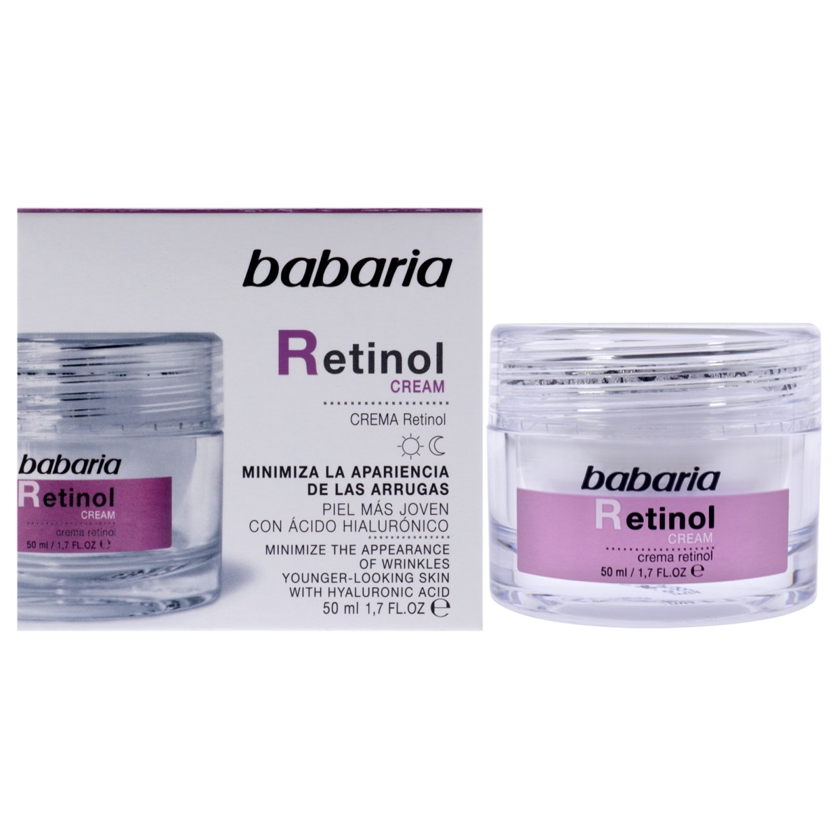 Picture of Babaria I0141801 1.7 oz Retinol Face Rejuvenator Cream