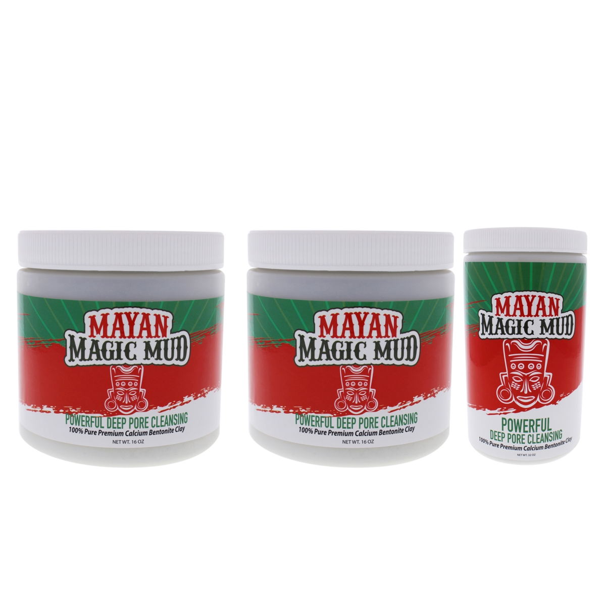 K0003449 Powerful Deep Pore Cleansing Clay Kit for Hair - 3 Piece