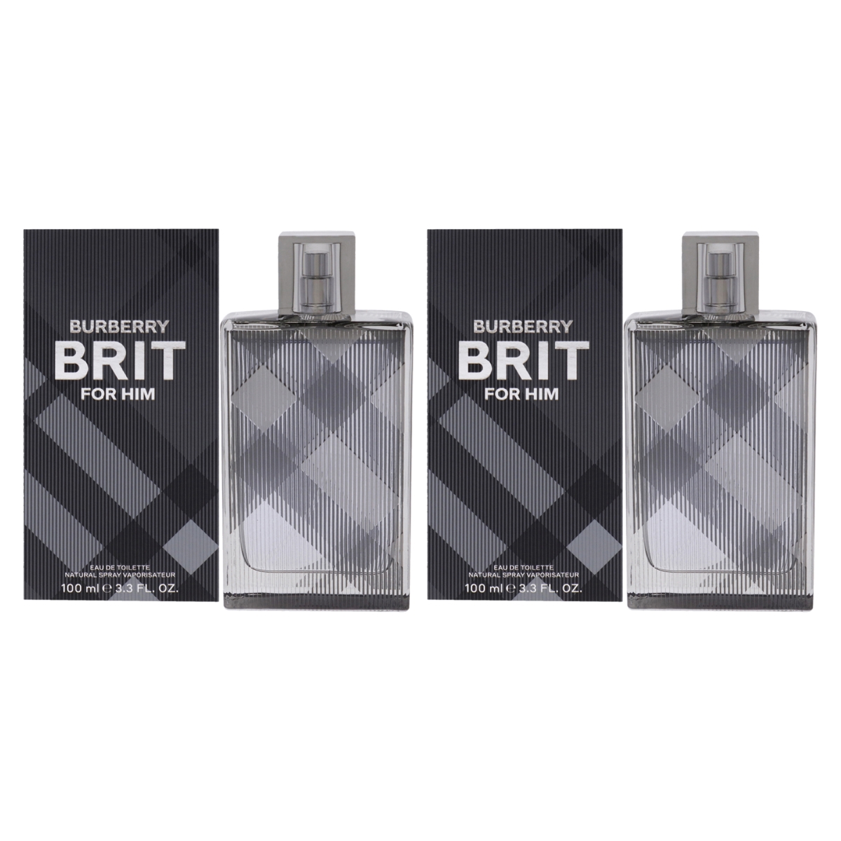 K0003504 3.3 oz  Brit EDT Spray for Men - Pack of 2