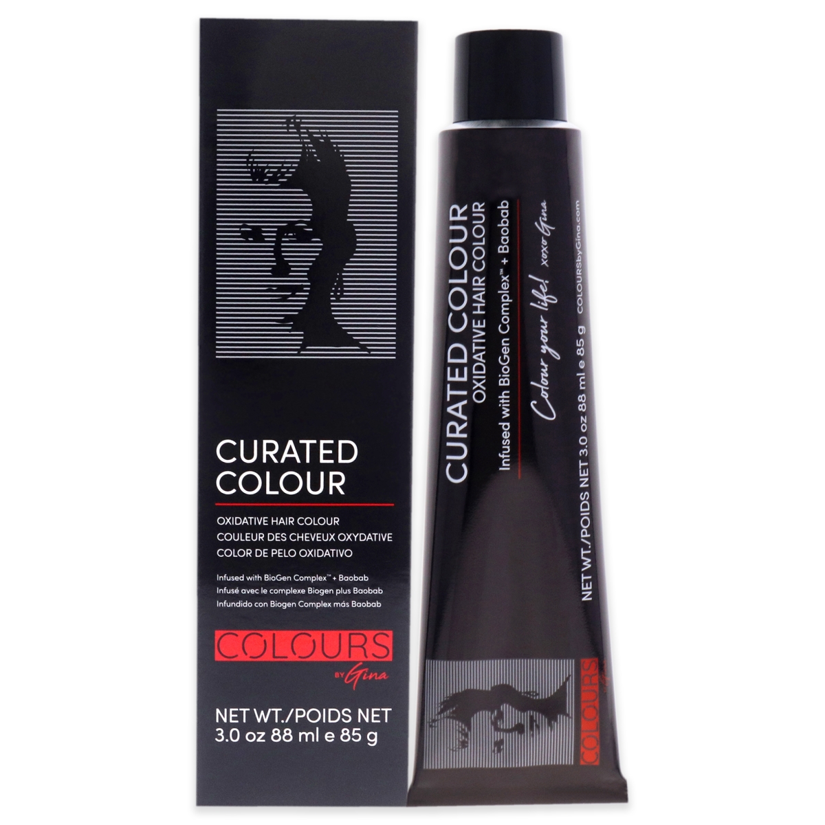 Picture of Colours by Gina I0122654 3 oz Curated Hair Color - 5.77-5W Light Warm Brown