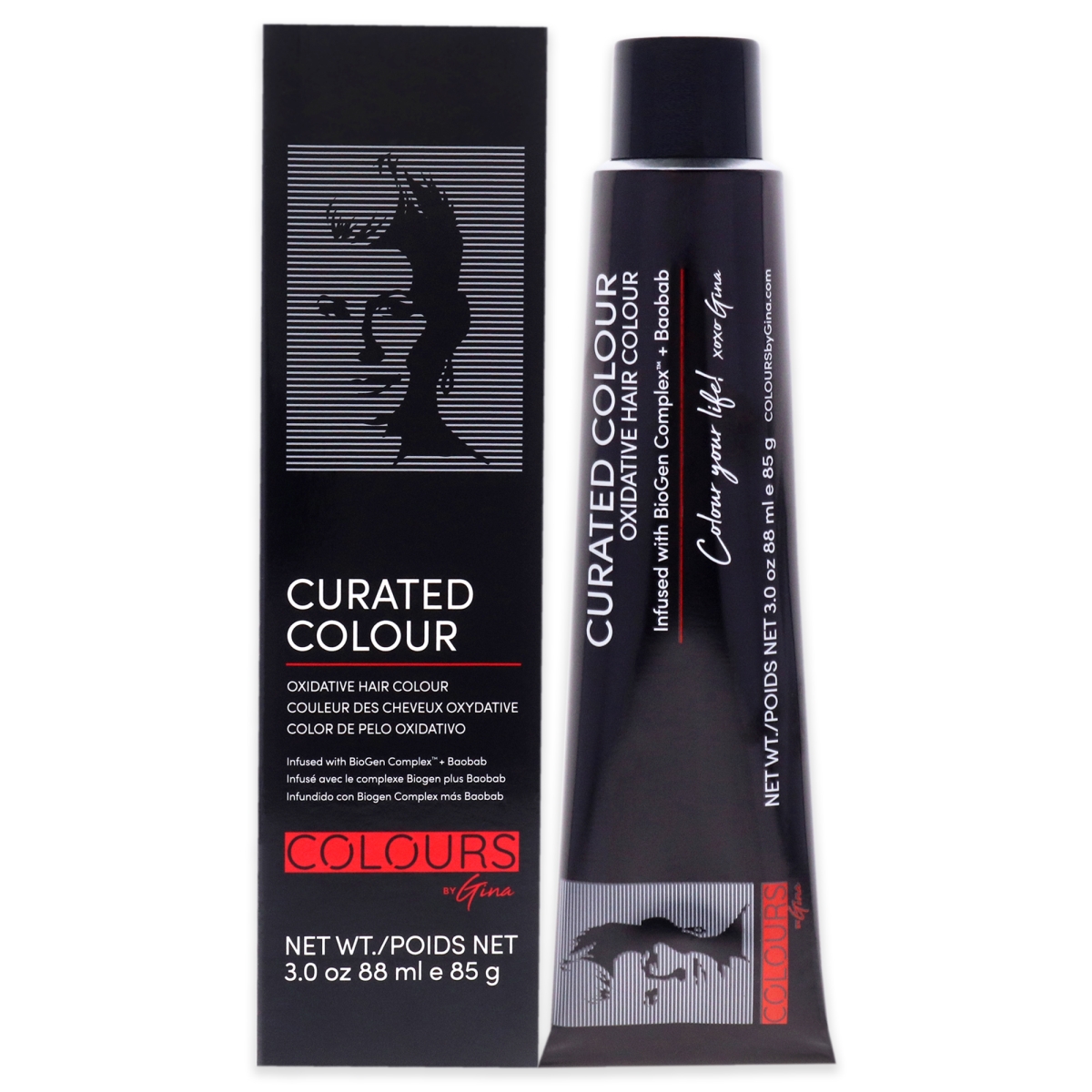 Picture of Colours by Gina I0122642 3 oz Curated Hair Color - 4.0-4N Natural Brown