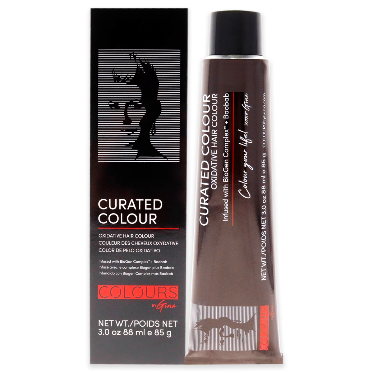Picture of Colours by Gina I0122651 3 oz Curated Hair Color - 5.35-5GM Light Golden Mahogany
