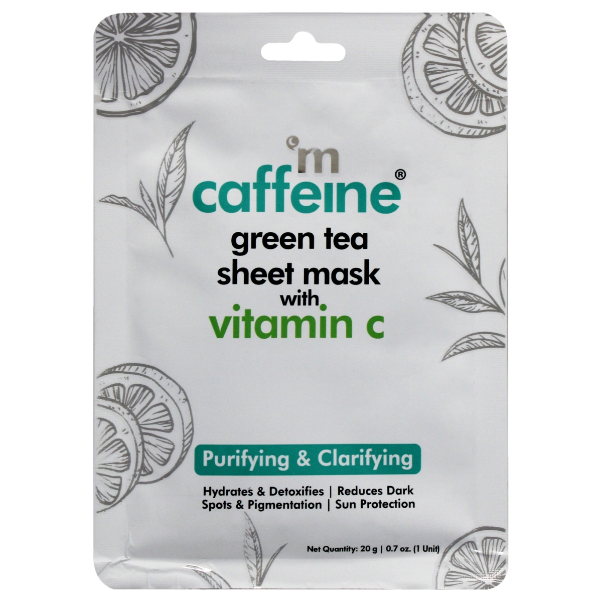 I0145196 0.7 oz Green Tea Sheet Mask with Vitamin C