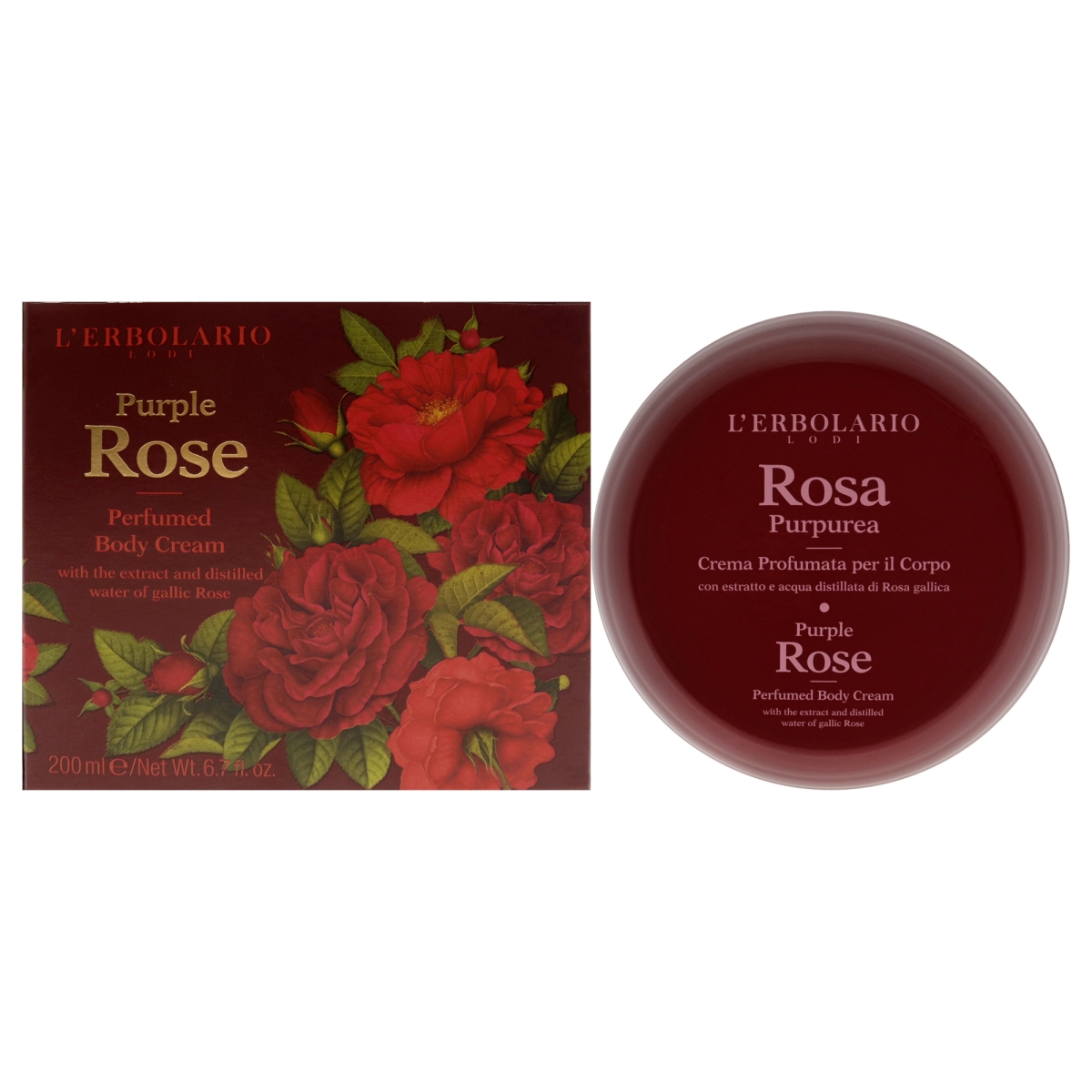 I0131648 67 oz Purple Rose Perfume Body Cream