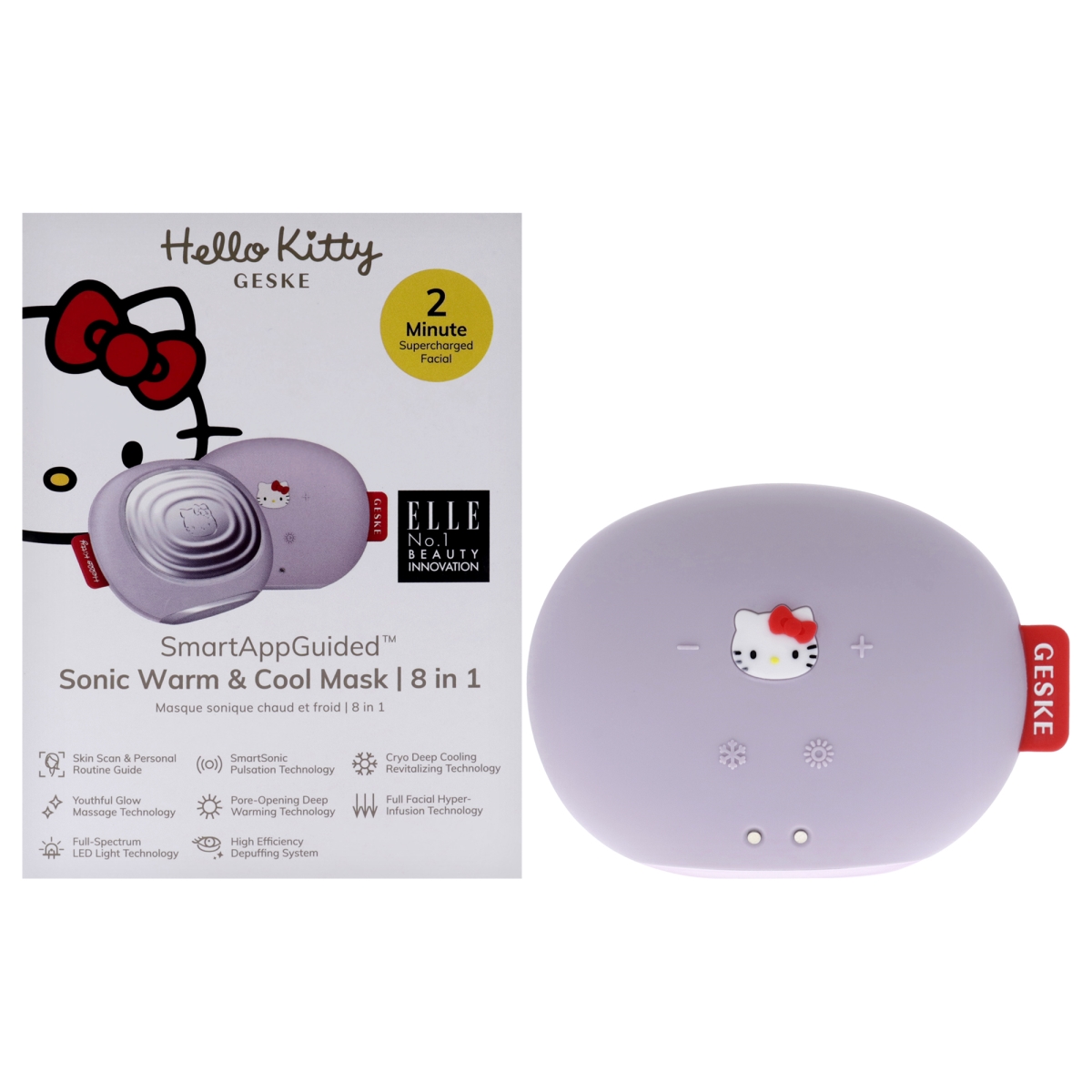 I0143900 Hello Kitty Sonic Warm & Cool Mask 8 in 1 - Purple