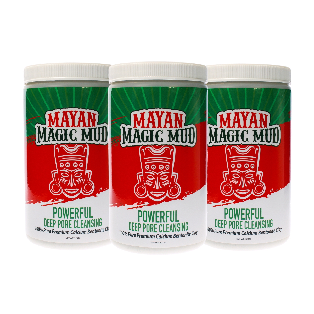 K0003466 32 oz Powerful Deep Pore Cleansing Clay - Pack of 3