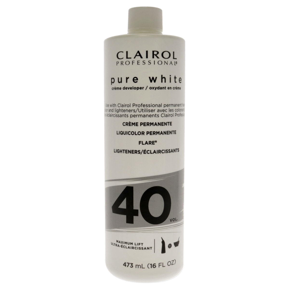 I0129822 16 oz Pure White 40 Volume Creme Developer