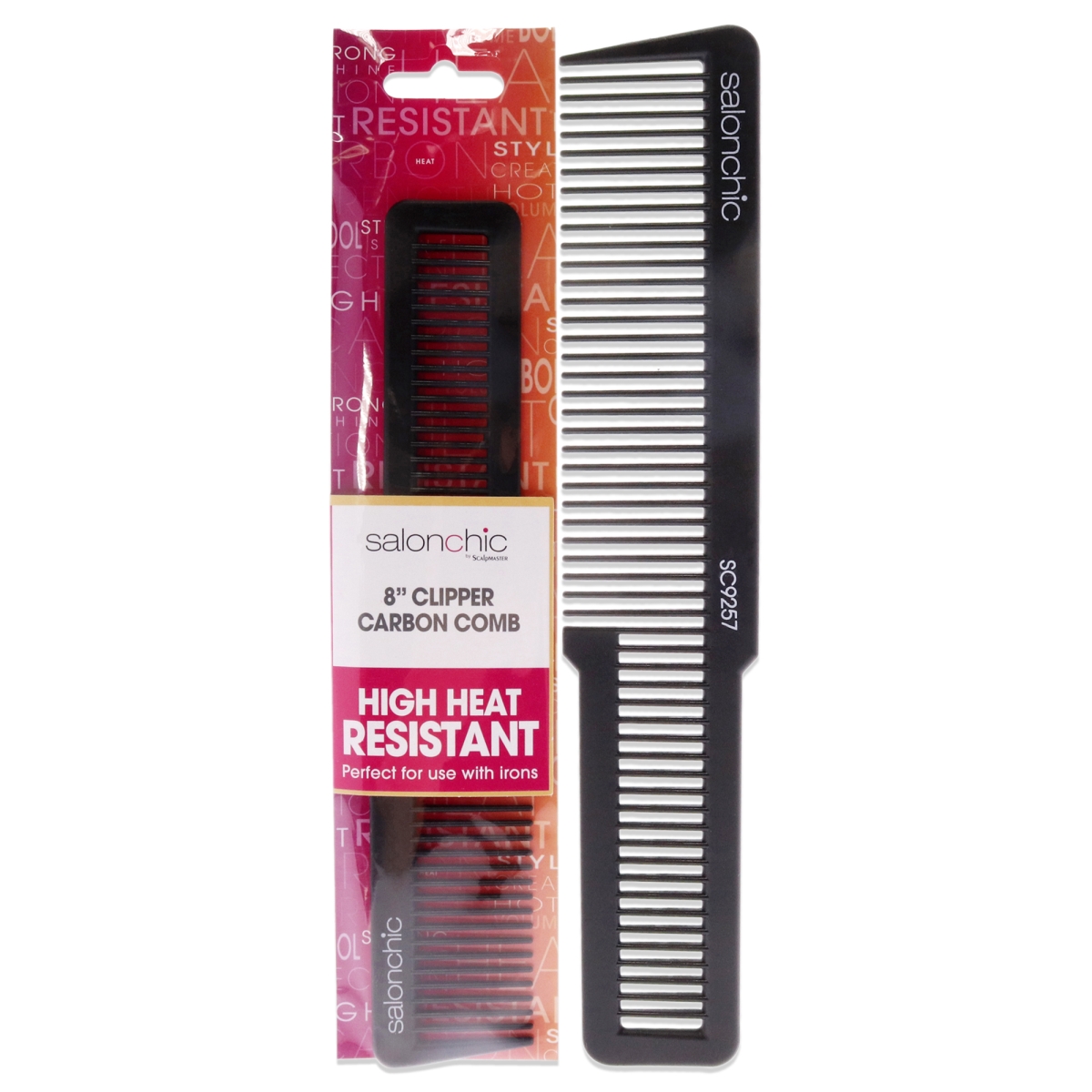 I0126373 Flat Top Clipper Carbon High Heat Resistant 8 Comb