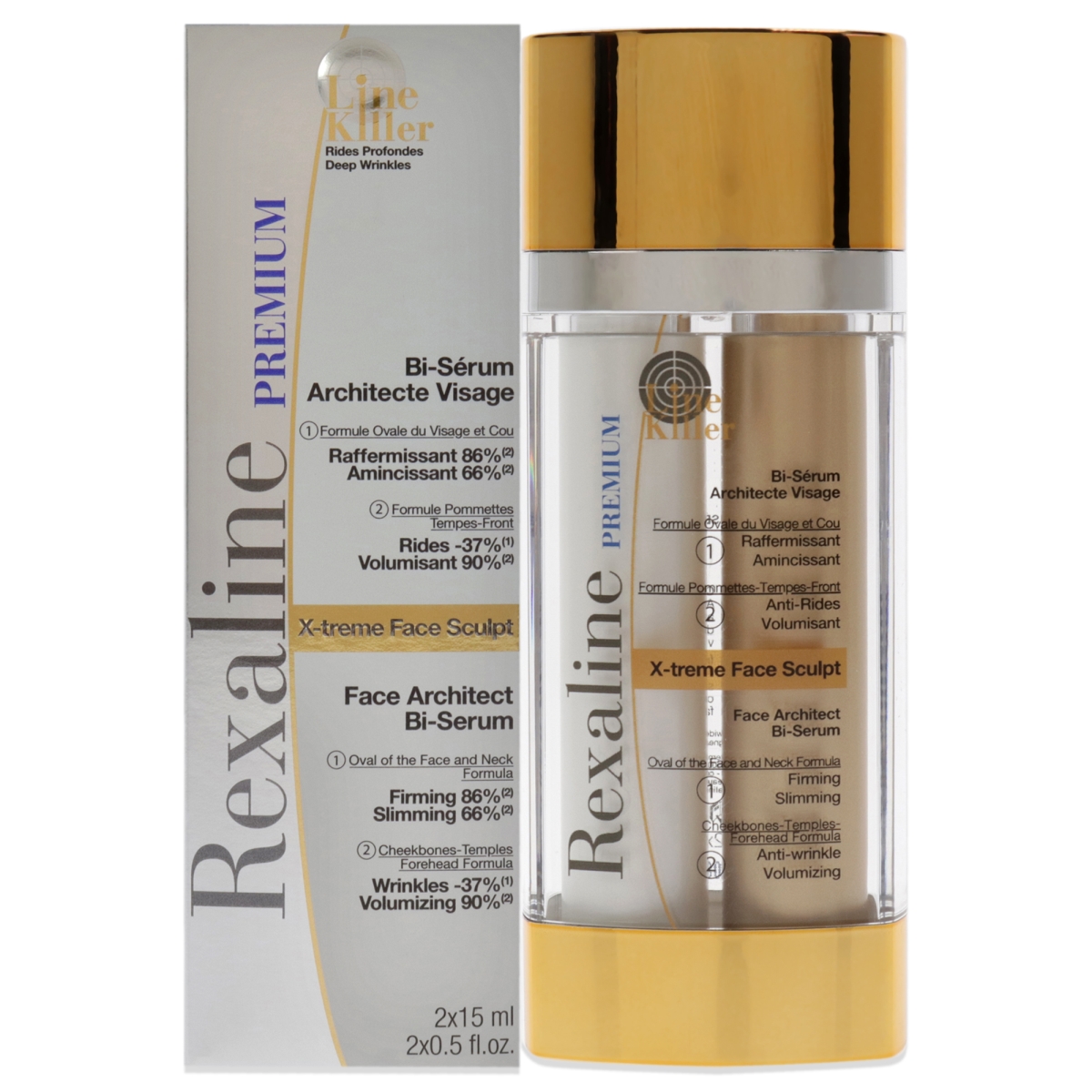 I0127988 Line Killer X-Treme Face Sculpt Architect Bi-Serum - 2 Piece