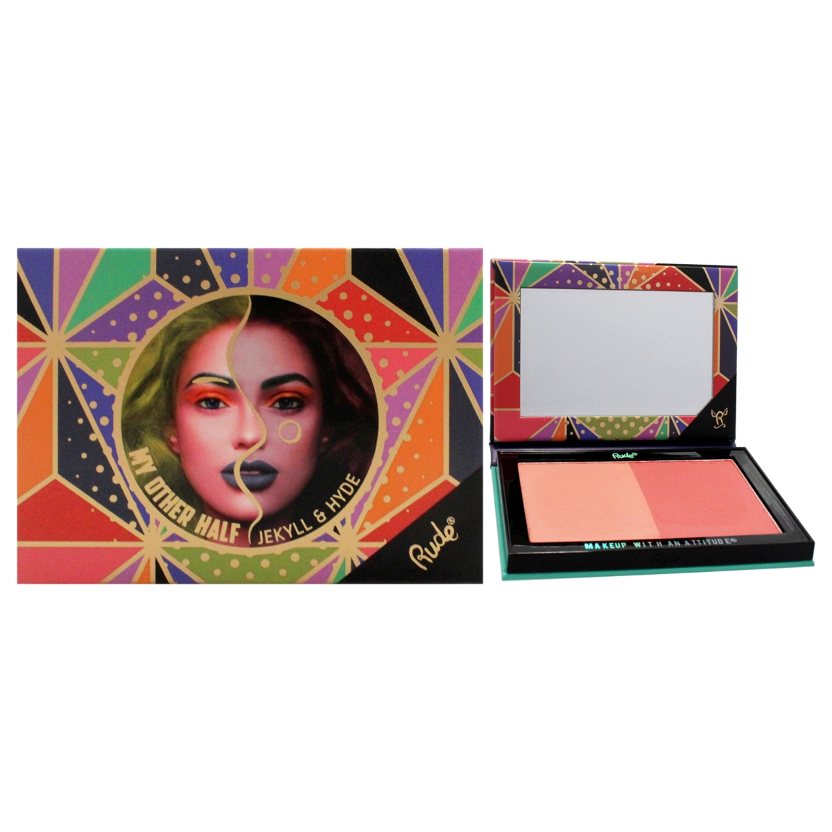 I0145832 0.458 oz My Other Half Duo Shade Face Palette - Jekyll & Hyde